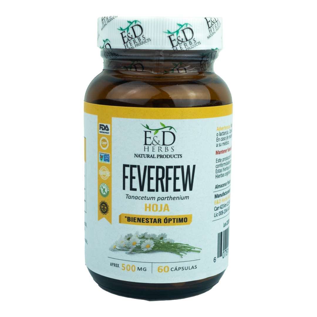 E&D Herbs - Feverfew 250 mg