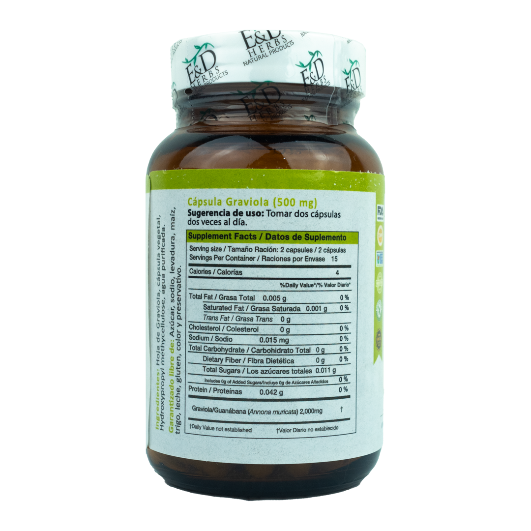 E&D Herbs - Graviola 500 mg