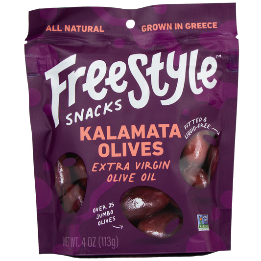 Freestyle Snacks - Kalamata Olives in Extra Virgin Olive Oil