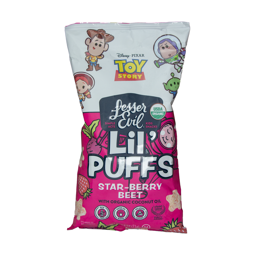 Lesser Evil - Lil' Puffs Strawberry Beet