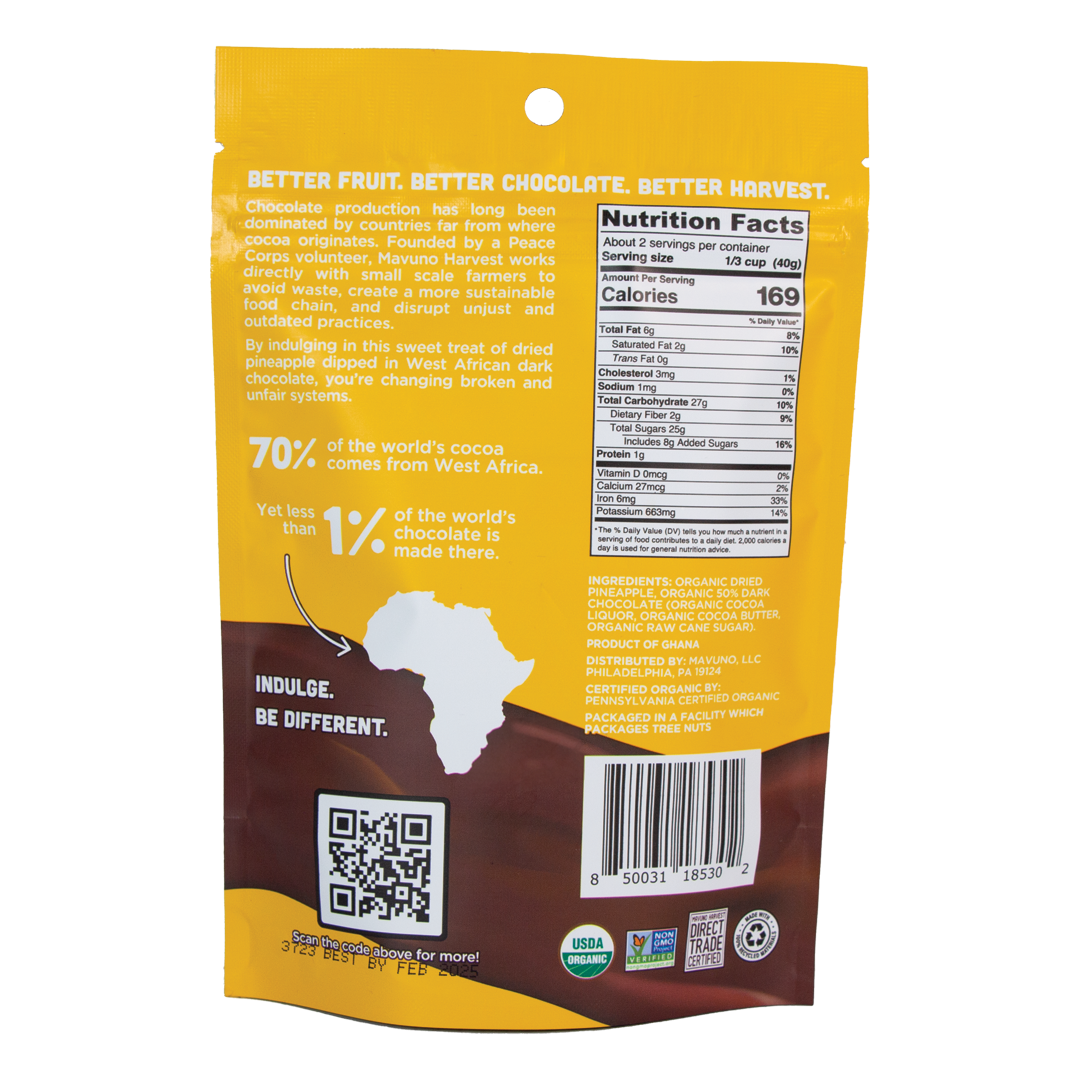 Mavuno Harvest - Dried Organic Pineapple