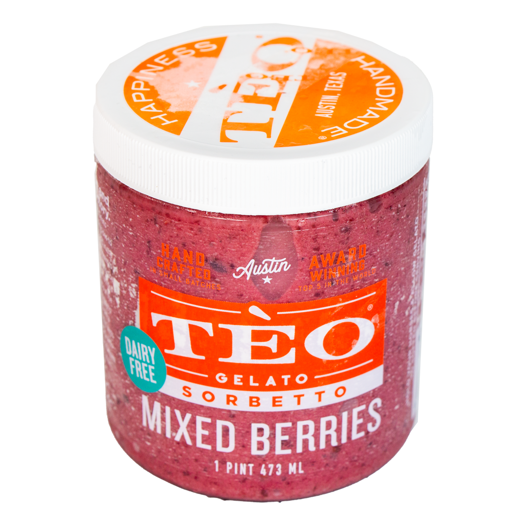 Teo Gelato - Sorbetto Mixed Berries (In Store Pick-Up Only)