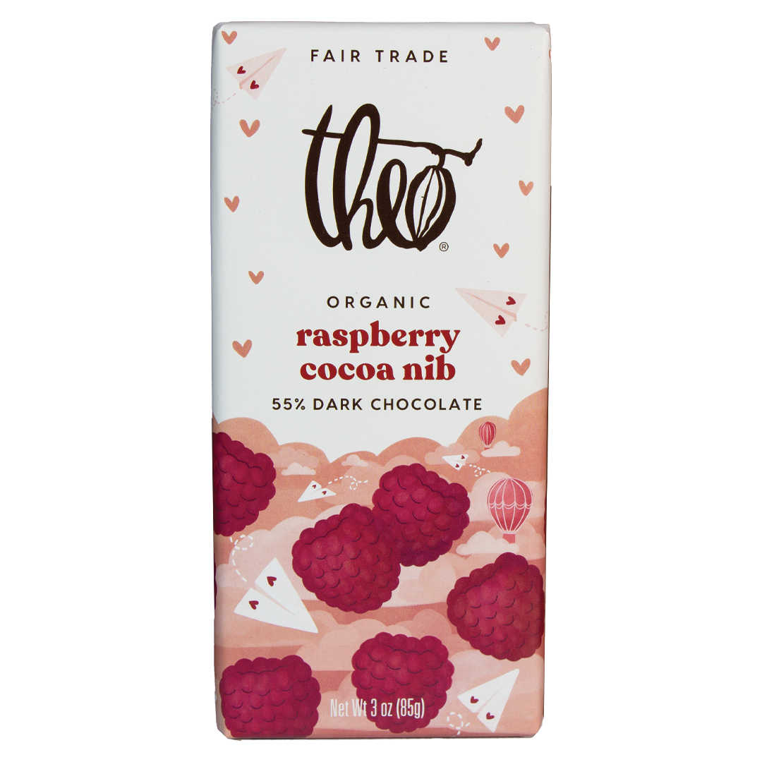 Theo's - Raspberry Cocoa Nib 55% Dark Chocolate