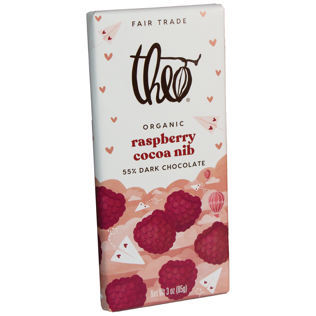 Theo's - Raspberry Cocoa Nib 55% Dark Chocolate