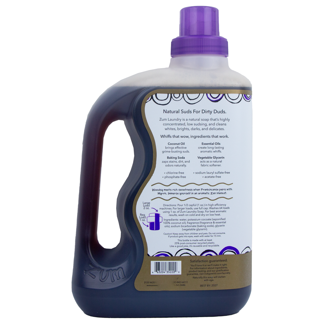 Zum Laundry Soap - Frankincense & Myrrh (64 oz) - (Store Pick -Up Only)