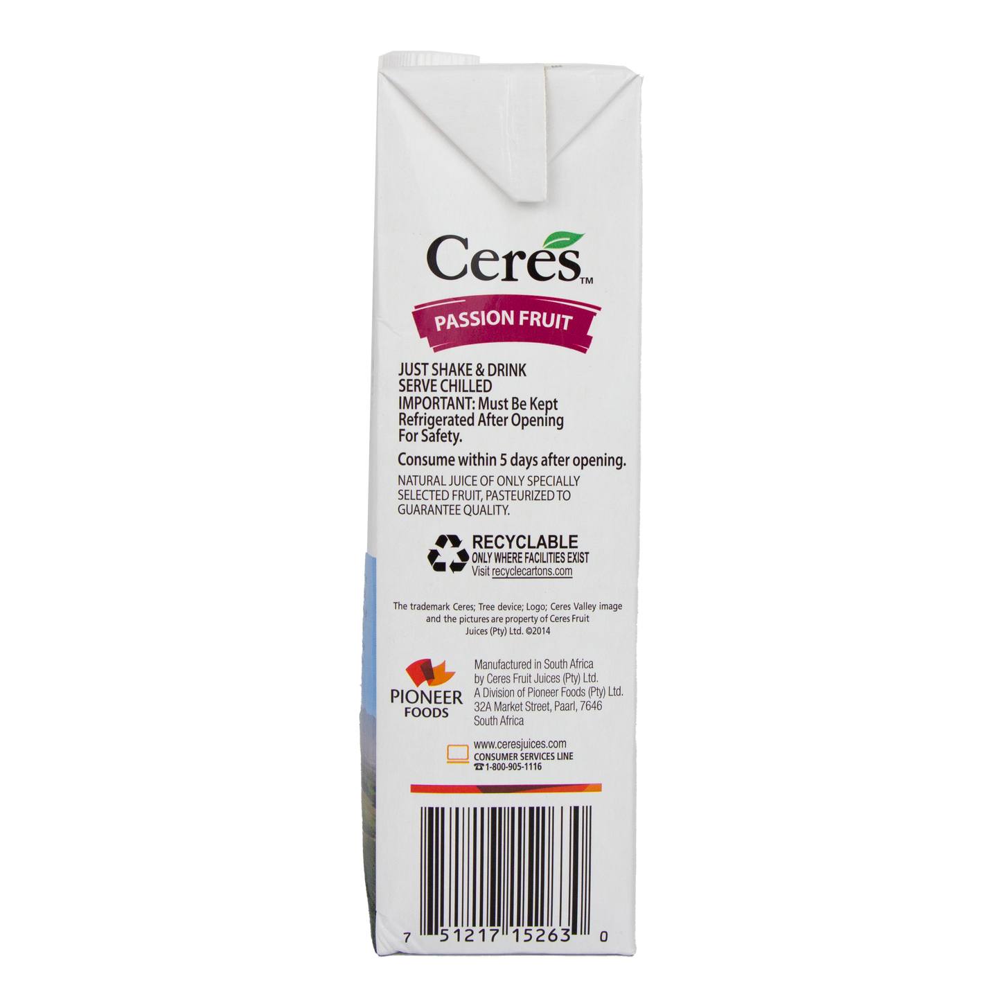 Ceres 100% Juice Blend - Passion Fruit