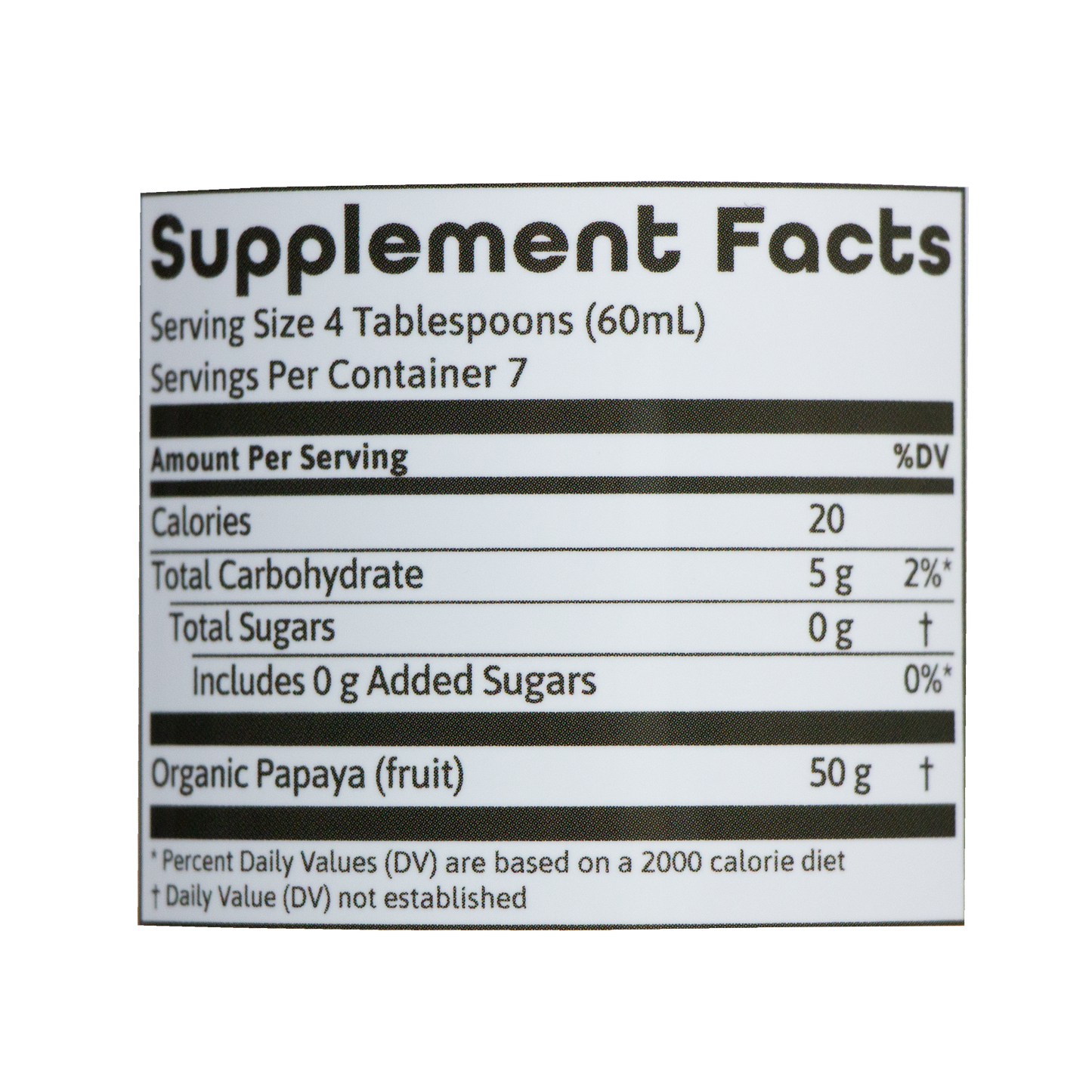 Dynamic Health - Papaya Puree