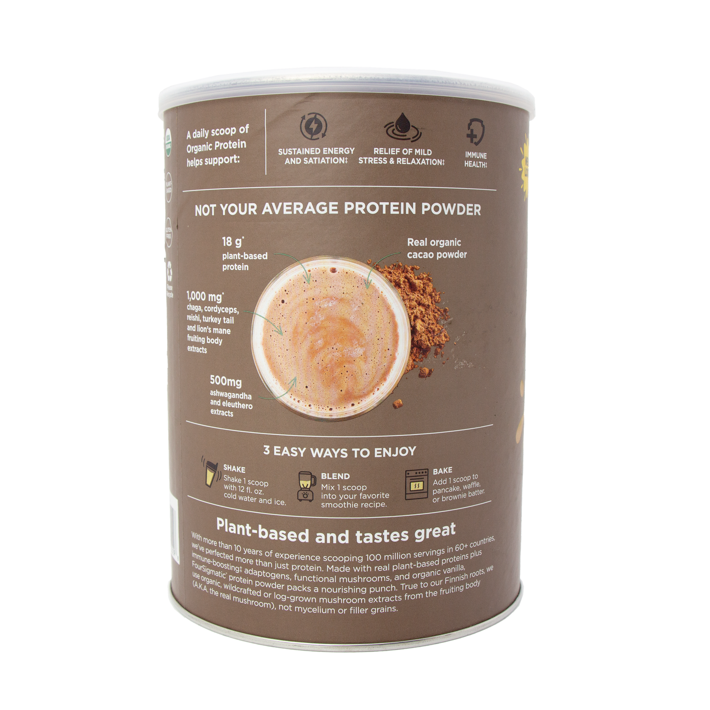 Four Sigmatic - Organic Protein Creamy Cocoa - Nourish & De-Stress