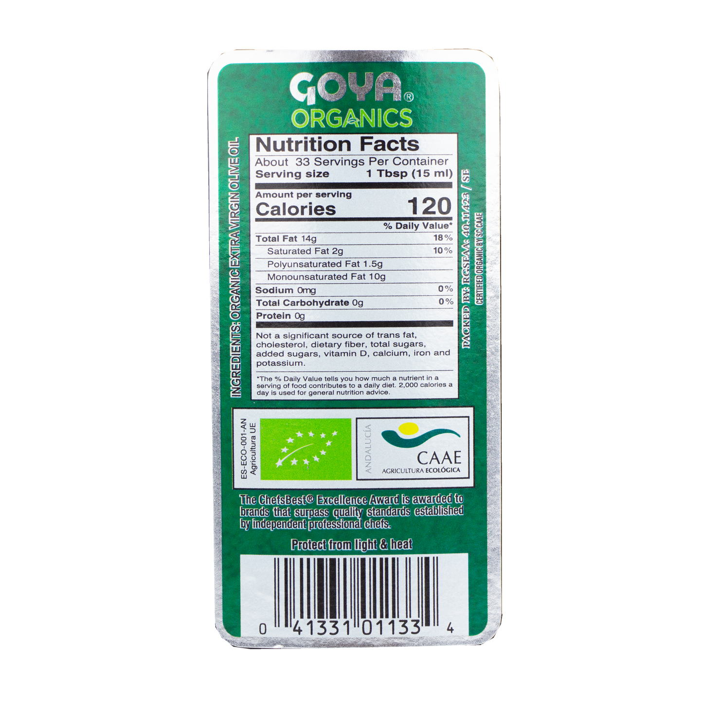 Goya - Organic Premium Extra Virgin Olive Oil (17 oz)