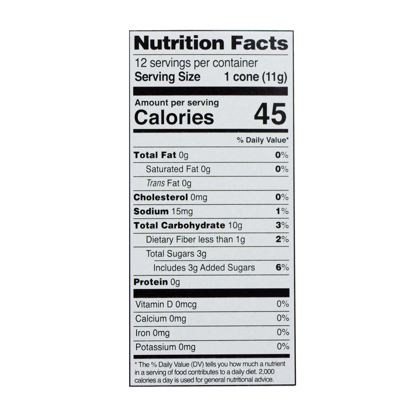 Let's Do Gluten Free Sugar Cones Rolled Style