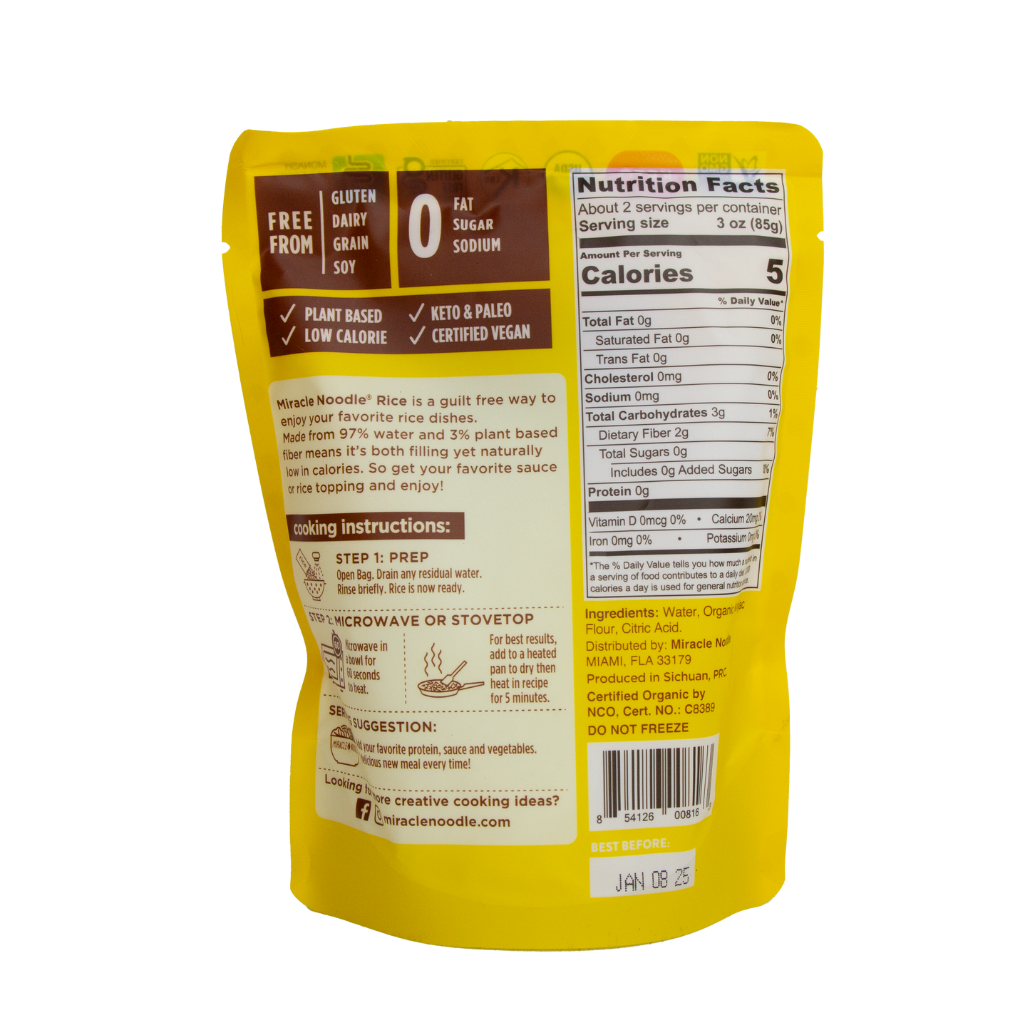 Miracle Noodle - Organic Rice Style