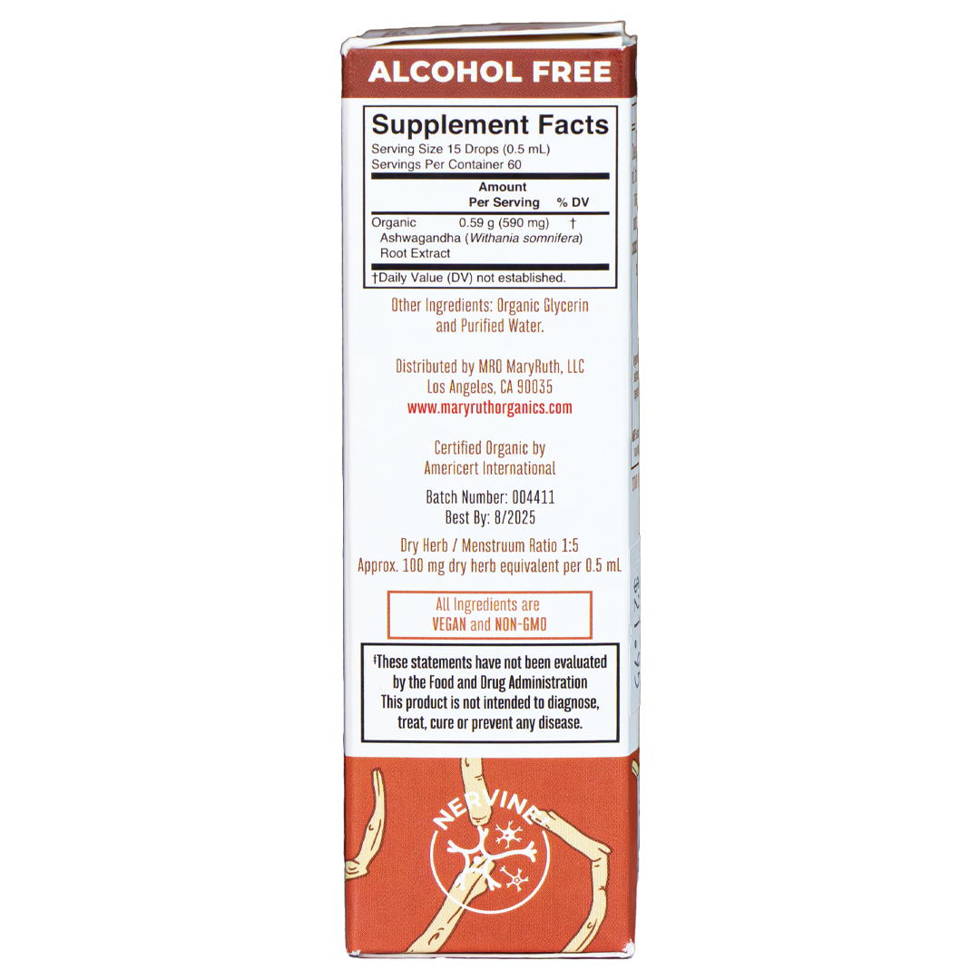 Mary Ruth's - Organic Ashwagandha Root Liquid Extract