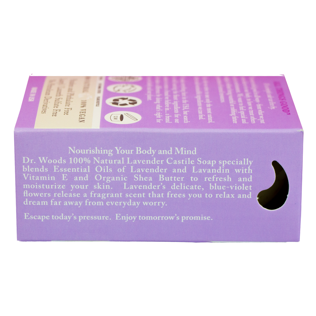 Dr. Woods Relaxing Lavender Bar Soap