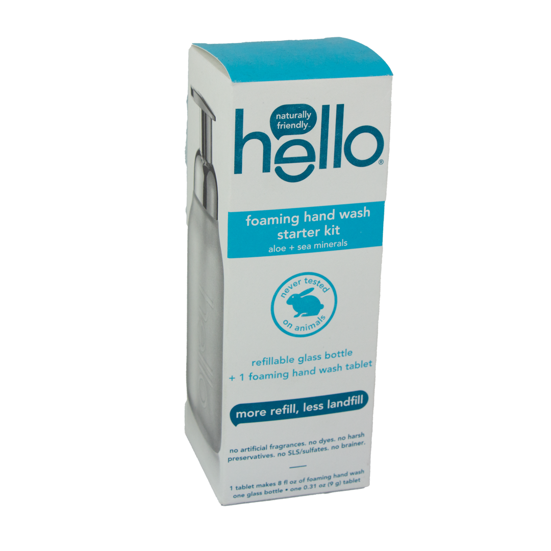 Hello - Foaming Hand Wash Starter Kit - Aloe and Sea Minerals
