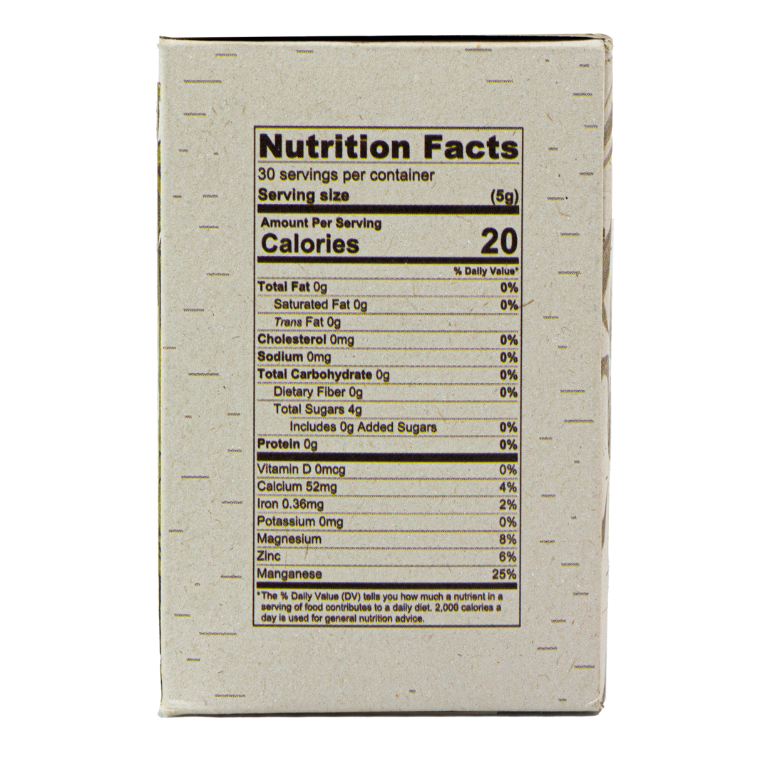 Just Panela - Hand Crafted Cane Sugar Unrefined & Organic (30 Packets)