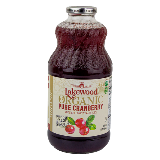 Lakewood Organic Pure Cranberry Juice 32 oz (In Store Pickup Only)