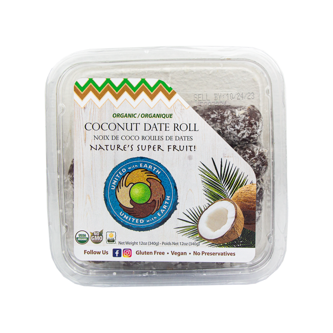 United with Earth - Coconut Date Roll