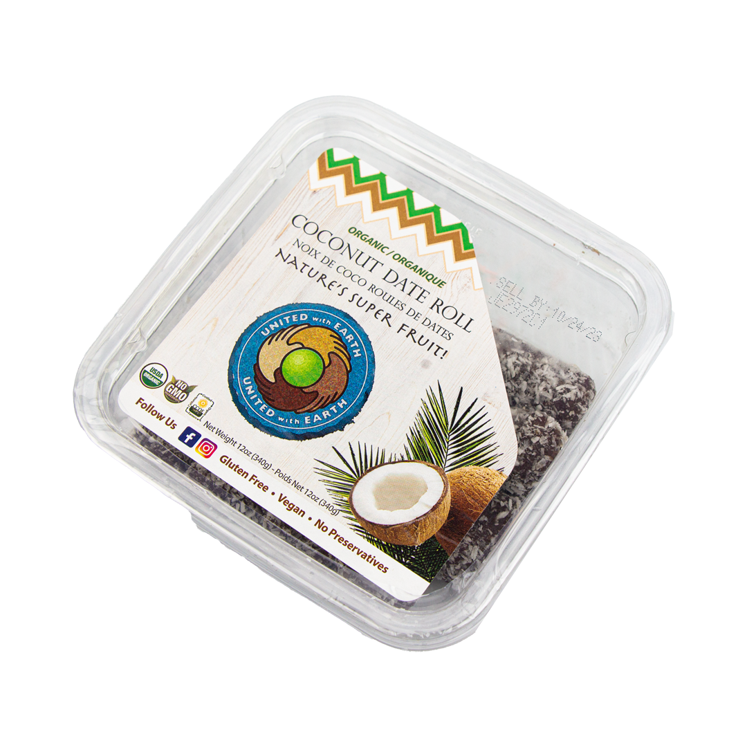 United with Earth - Coconut Date Roll