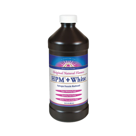 Heritage Store - HPM + White Hydrogen Peroxide Mouthwash