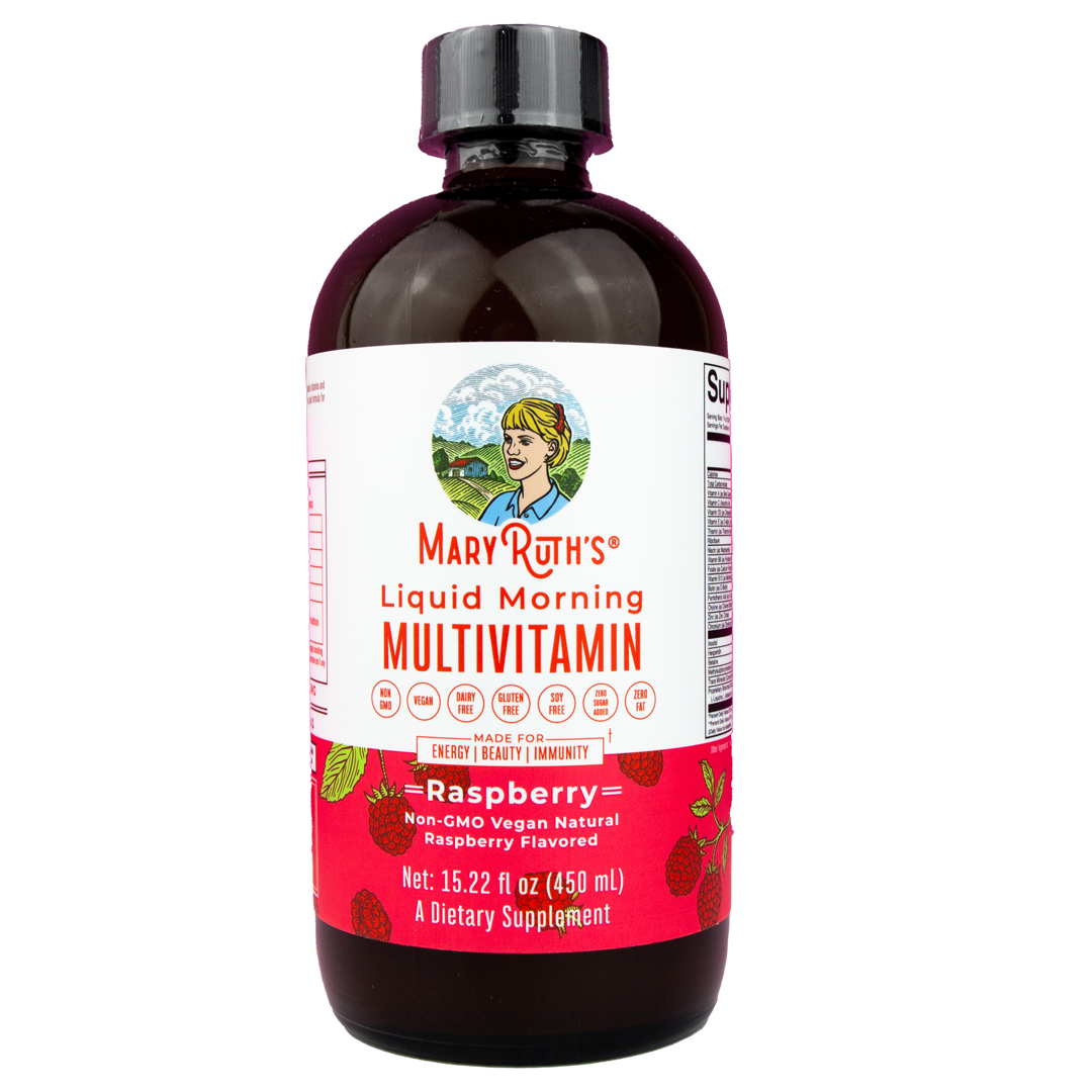 Mary Ruth Liquid Morning Multivitamin in Raspberry Flavor (15.22 oz)
