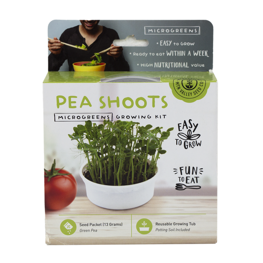 Mini Microgreens Growing Kit- Pea Shoots