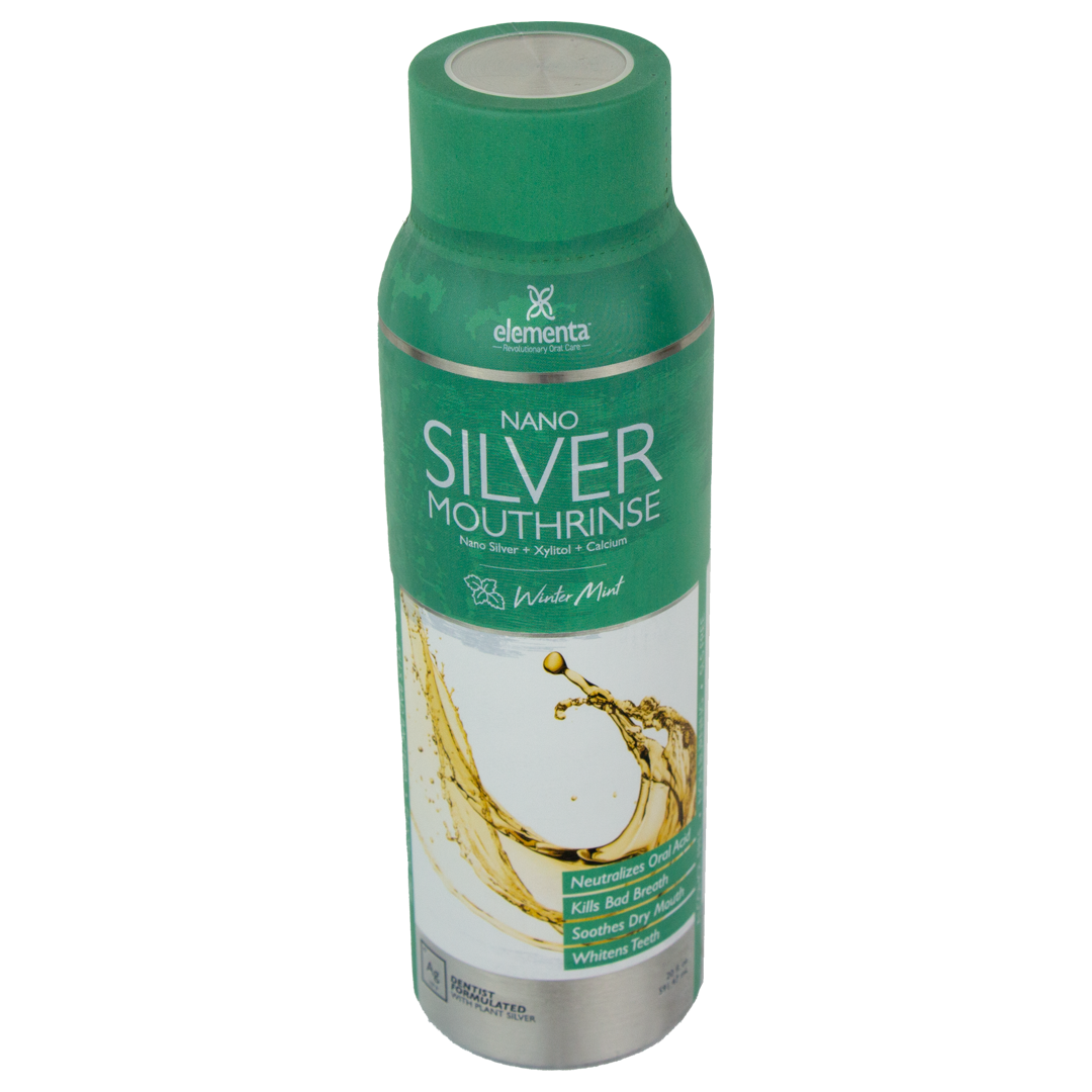 Elementa Nano Silver Mouthrinse - Winter Mint Flavor