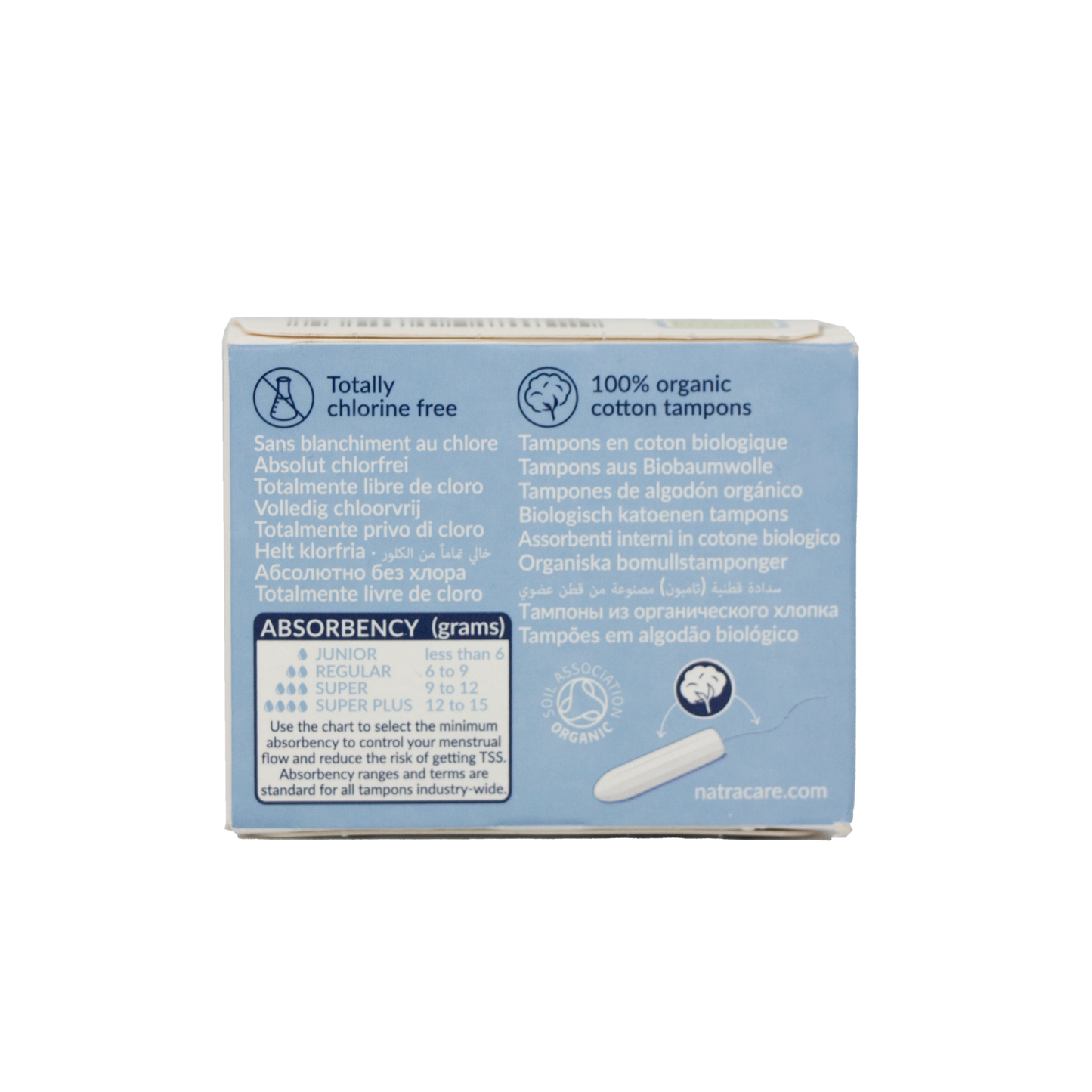 Natracare - Organic Cotton Tampons (10 pcs)