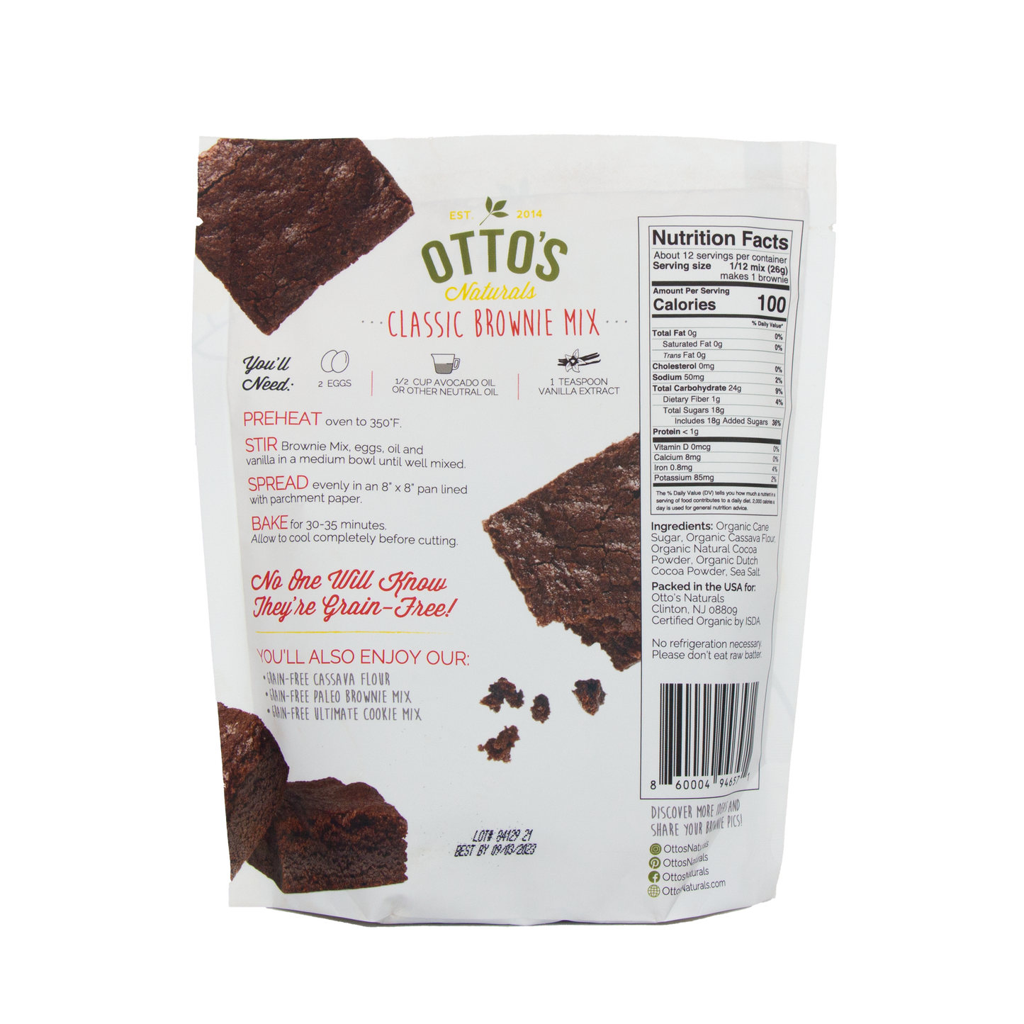 Otto's - Grain Free Brownie Mix