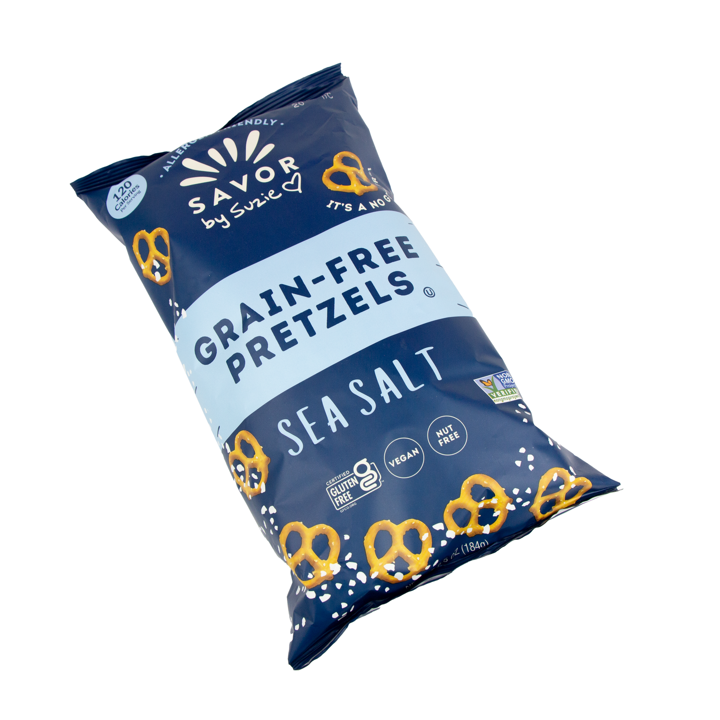 Savor by Suzie - Grain Free Pretzels Sea Salt (6.5 oz.)