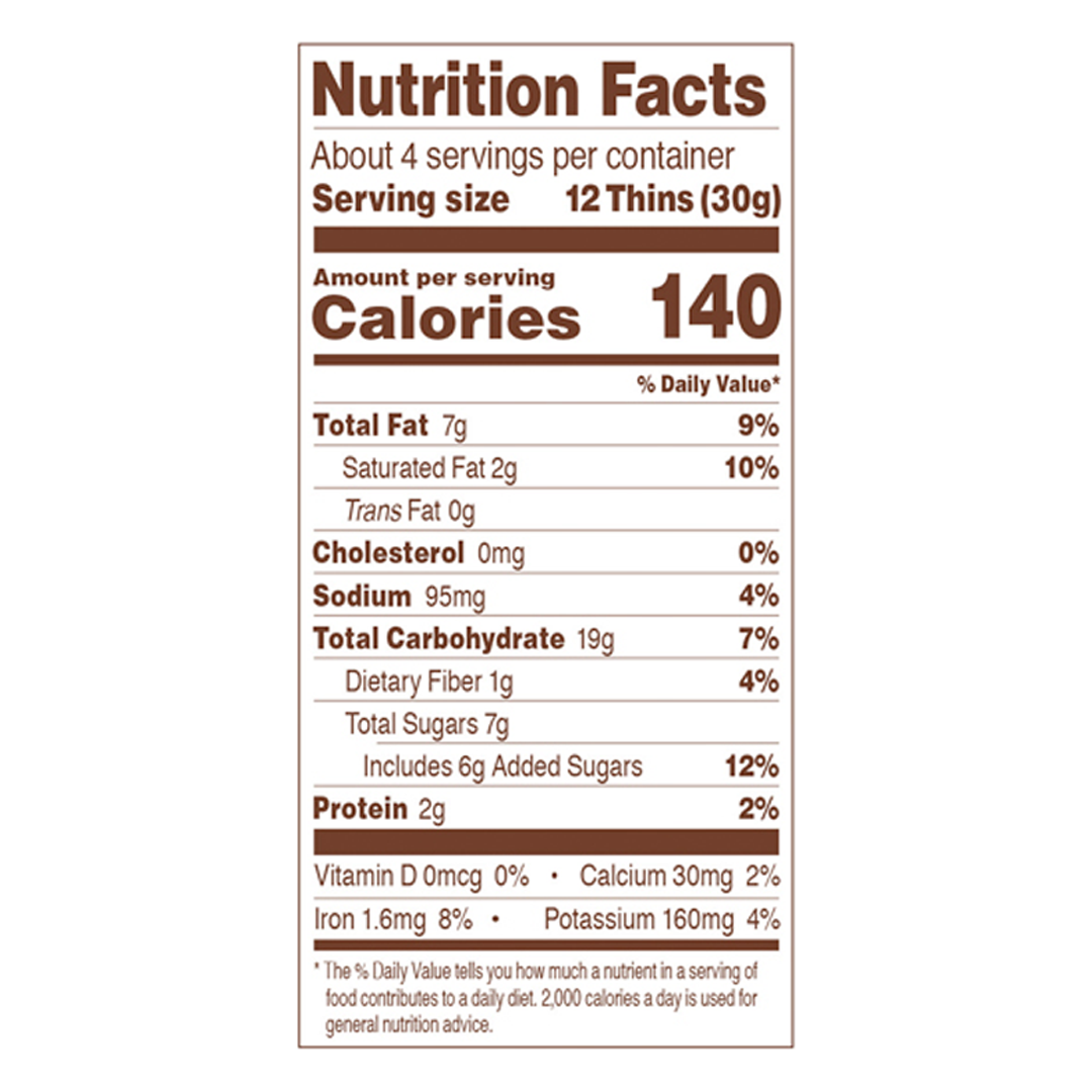 Simple Mills - Sweet Thins Chocolate Brownie