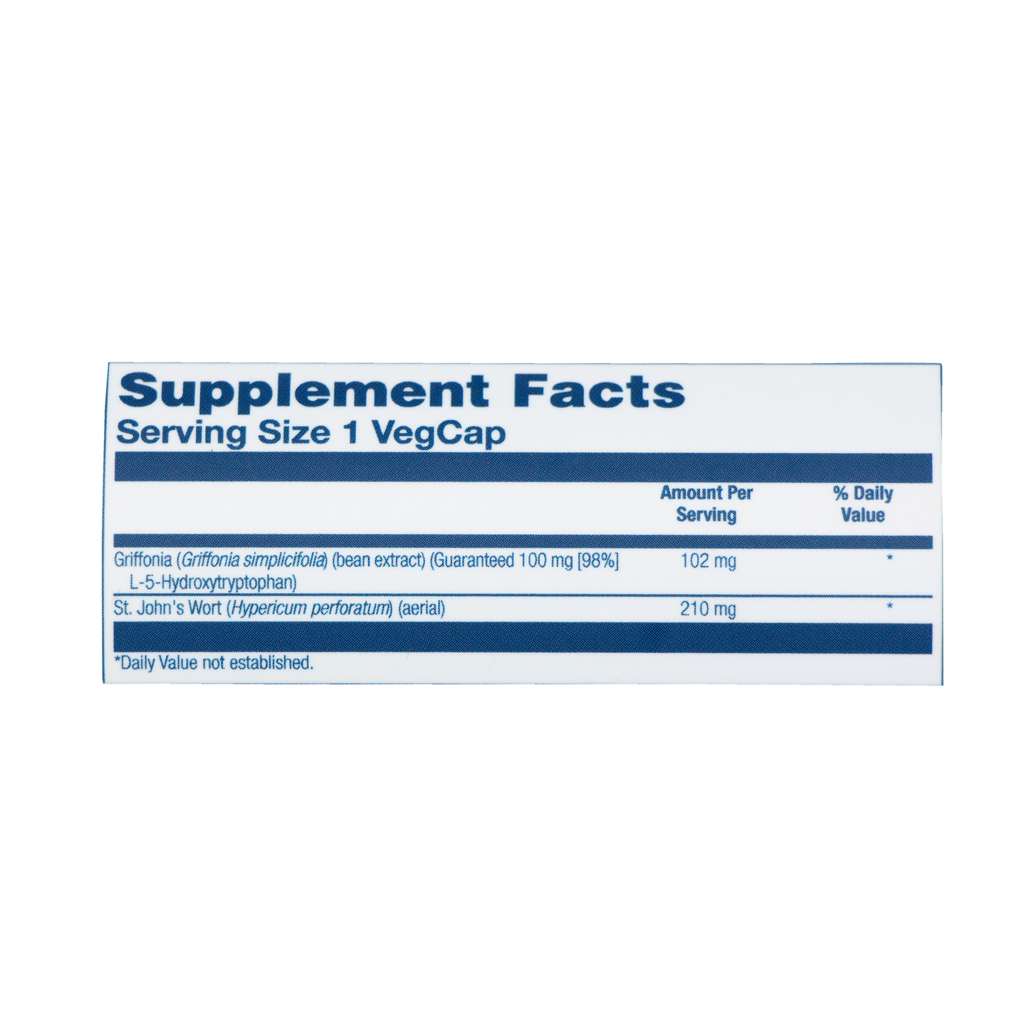 Solaray - 5-HTP With St. John's Wort 100 MG