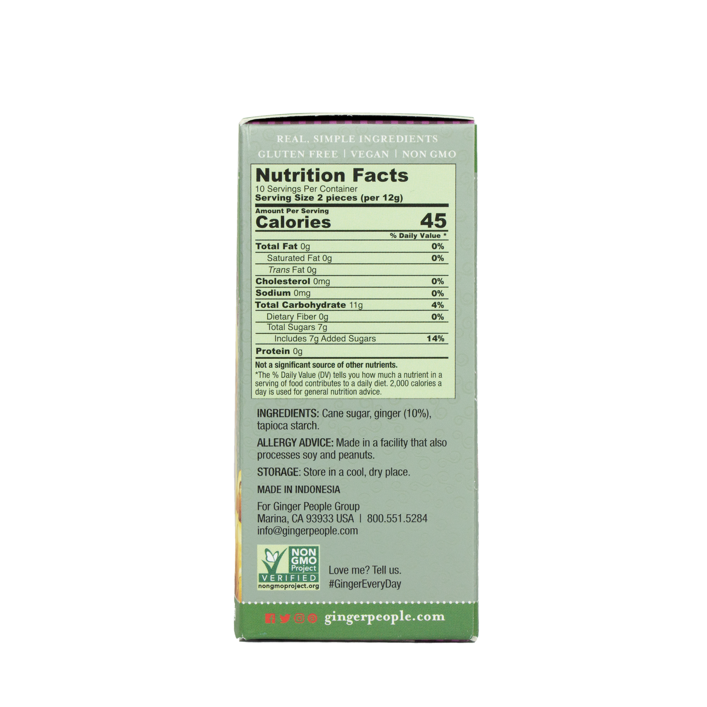 The Ginger People - Gin Gins Chewy Ginger Candy Travel Pack