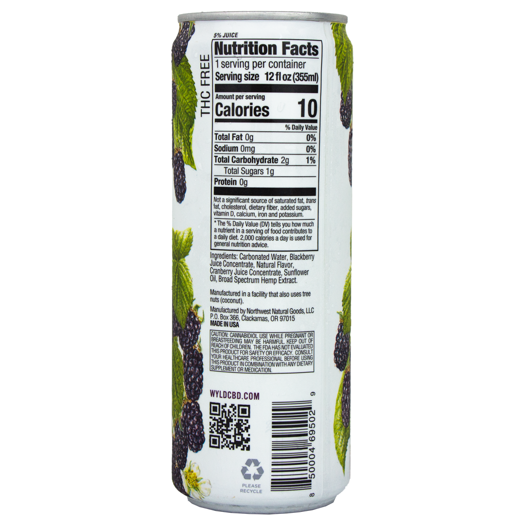 Wyld CBD Sparkling Water (In Store Pick-Up Only)