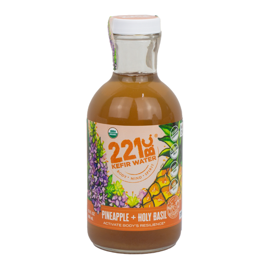 221 Bc. Kefir Water - Pineapple and Holy Basil (In Store Pick-Up Only)