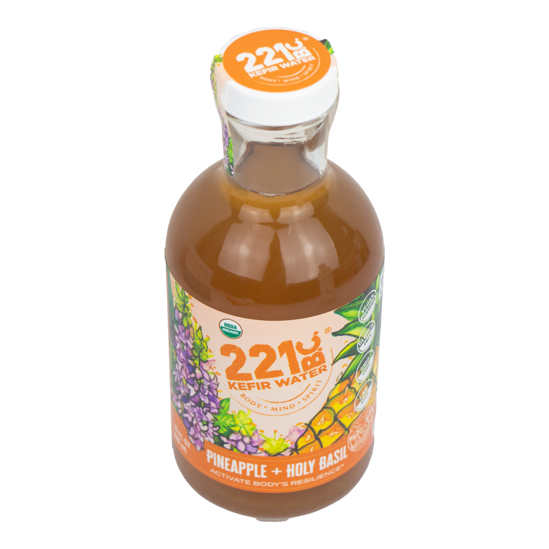 221 Bc. Kefir Water - Pineapple and Holy Basil (In Store Pick-Up Only)