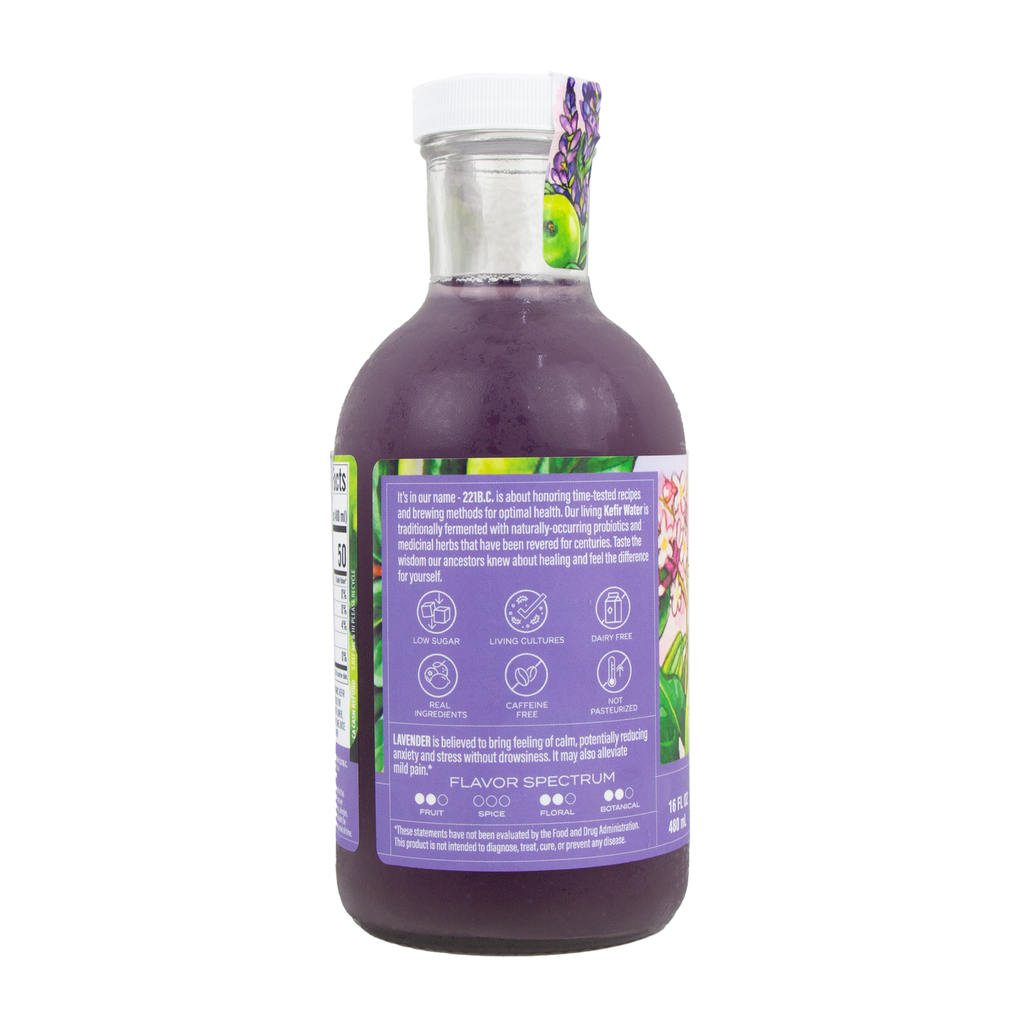 221Bc Kerif Water - Lavender Limeade Kefir Water (In Store Pick-Up Only)