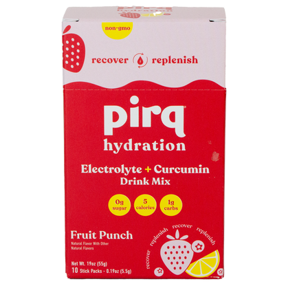 Pirq Hydration -  Electrolyte + Curcumin Drink Mix