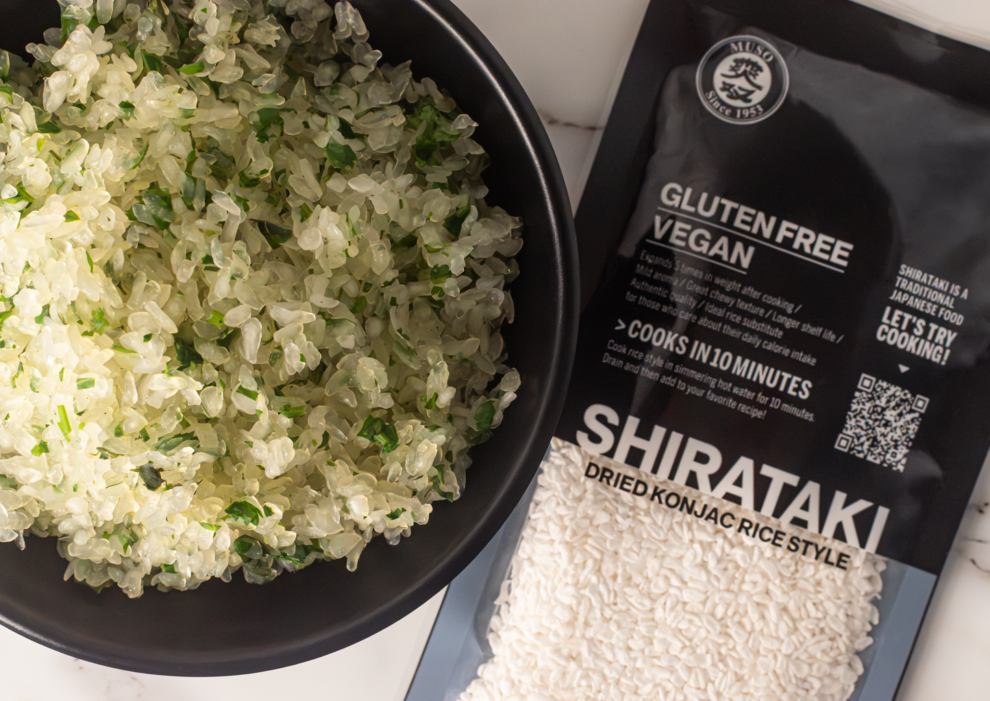 Dried Shirataki "Rice Style"