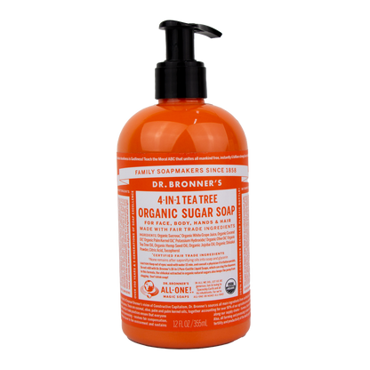 Dr. Bronner's - 4 in 1 - Tea Tree Sugar Soap - (12 oz)