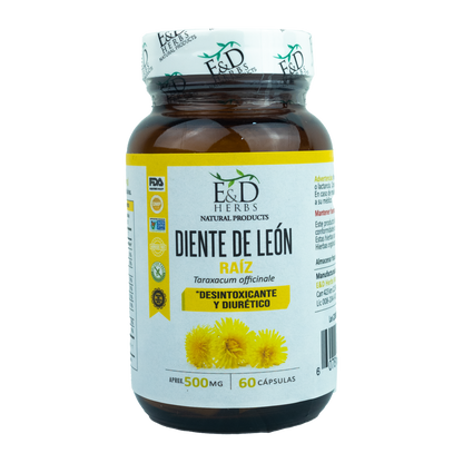 E&D Herbs - Diente de León 500 mg