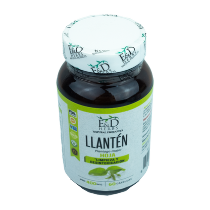 E&D Herbs - Llantén 400 mg