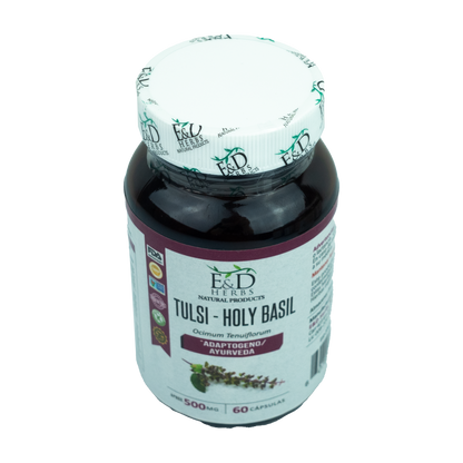 E&D Herbs - Tulsi - Holy Basil Capsulas