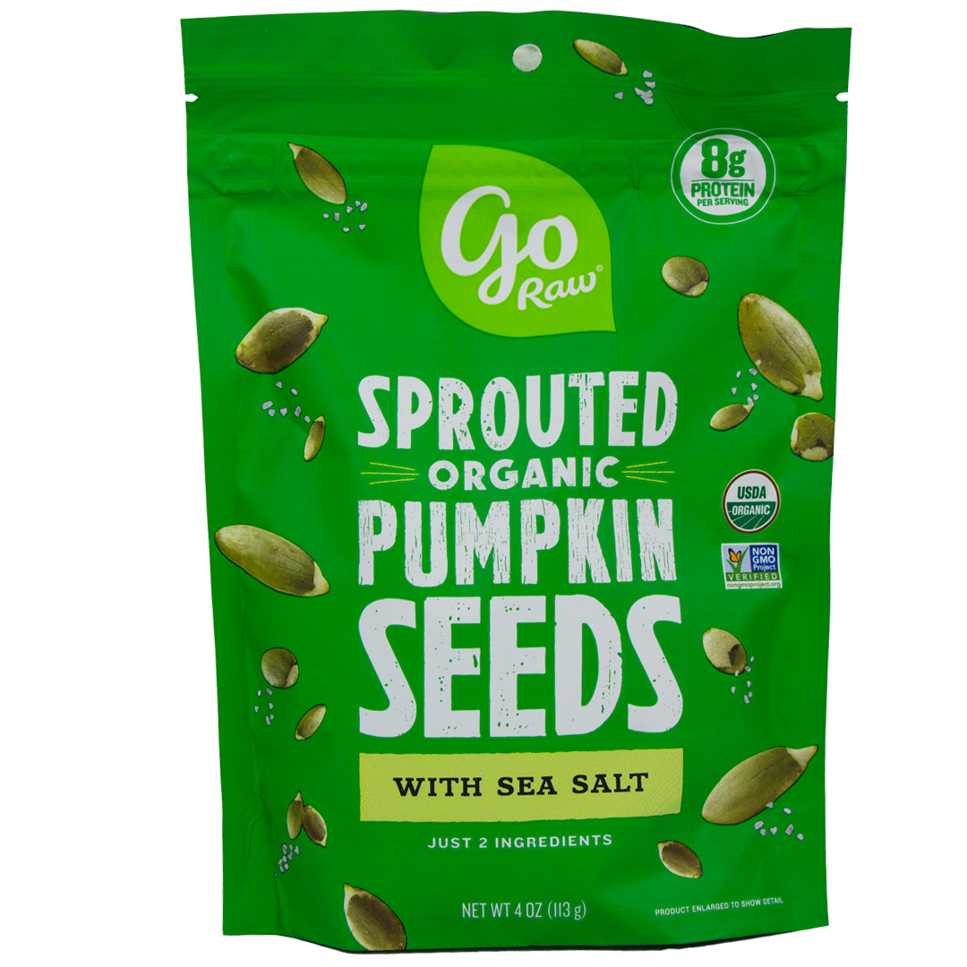 Go Raw - Sprouted Organic Pumpkin Seeds - Sea Salt