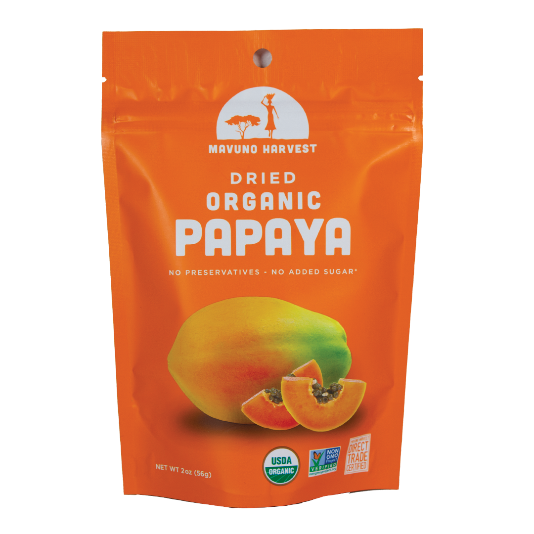 Mavuno Harvest - Dried Organic Papaya