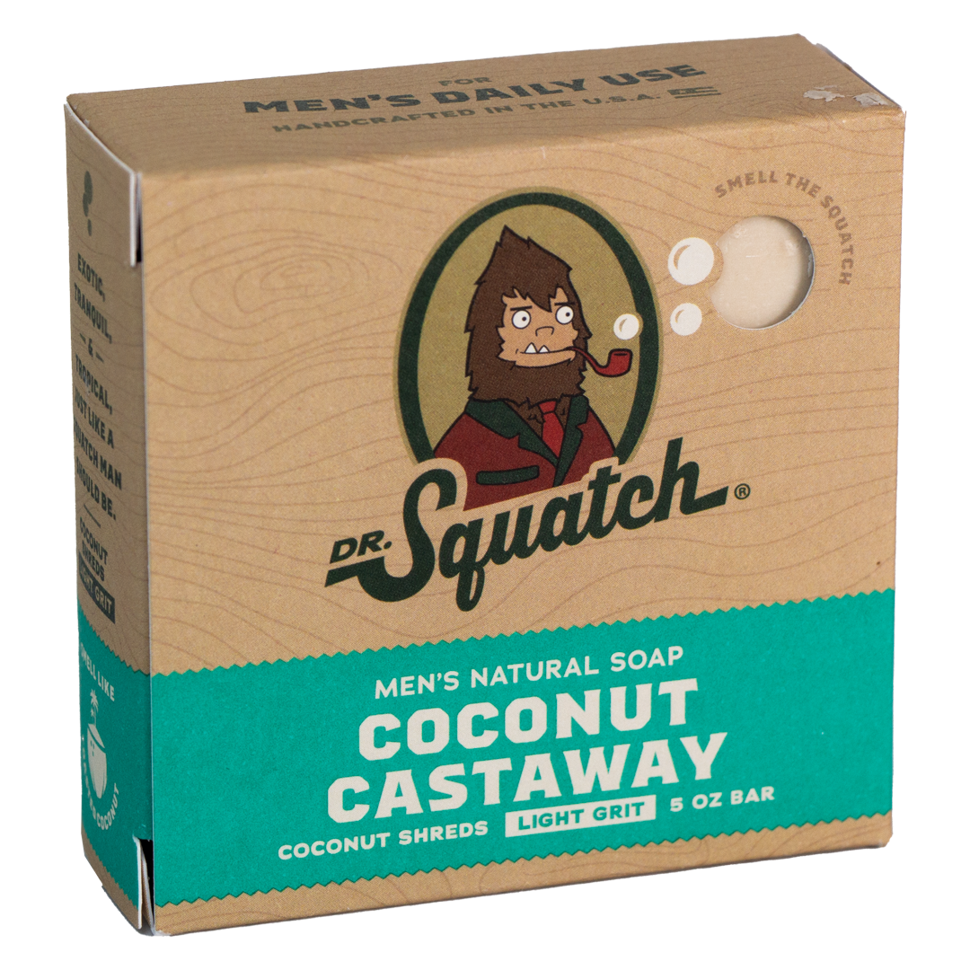 Dr. Squatch - Men's Natural Soap- Coconut Castaway