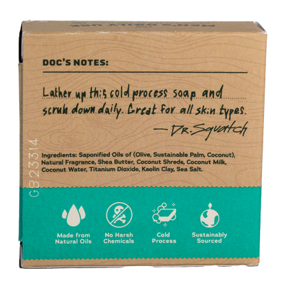 Dr. Squatch - Men's Natural Soap- Coconut Castaway