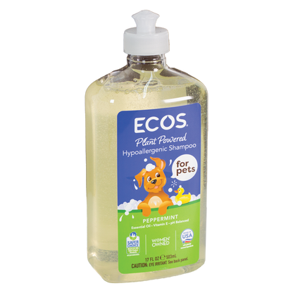 Ecos - Shampu Hipoalergenico para Mascotas con - Menta