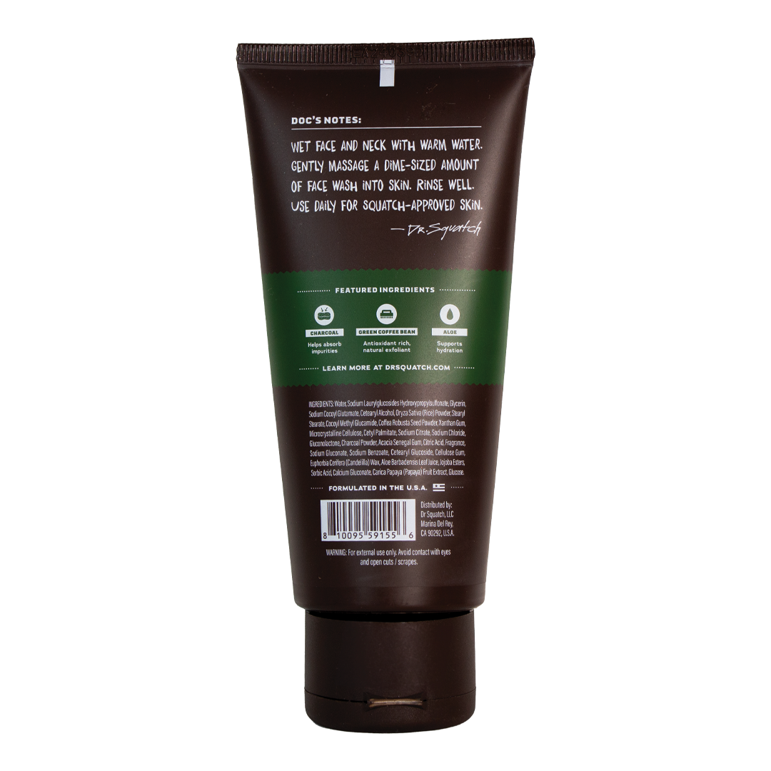 Dr. Squatch - Men's Natural Face Wash Pine Tar