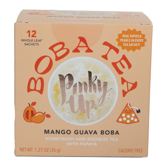 Pinky Up - Mango Guava Boba