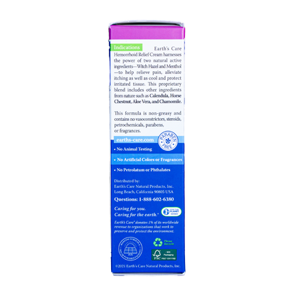 Earth's Care - Hemorrhoid Relief Cream